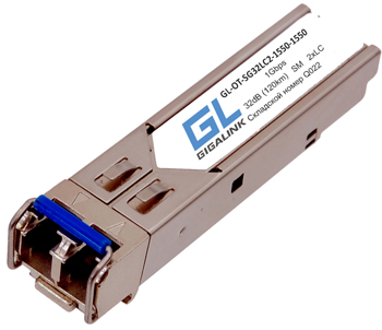  GigaLink SFP, 1/c,   SM, 2xLC, 1550 ,  120  (GL-16GT)